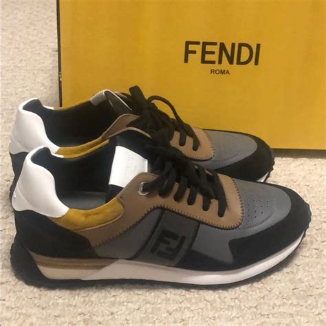 fendi white tennis shoes|Fendi tennis shoes for men.